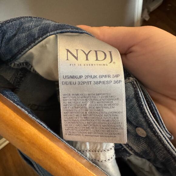 NYDJ Barbara Bootcut Jeans in Heyburn Wash Size 2P casual high rise stretch - Picture 8 of 10